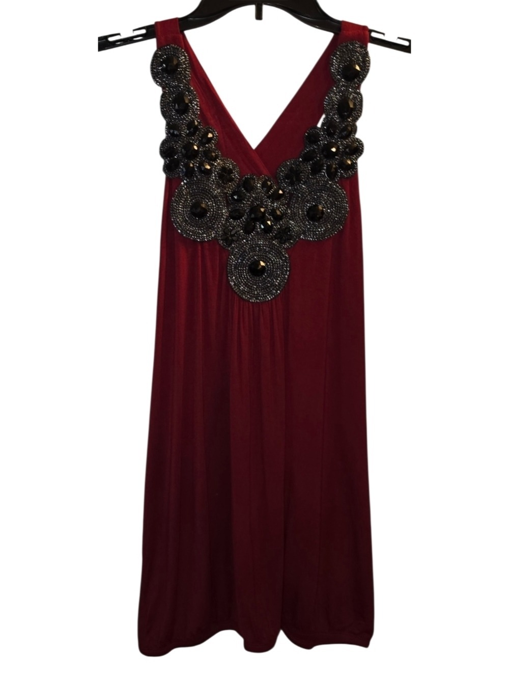 Studio Y Blouse Sleeveless Burgundy XL